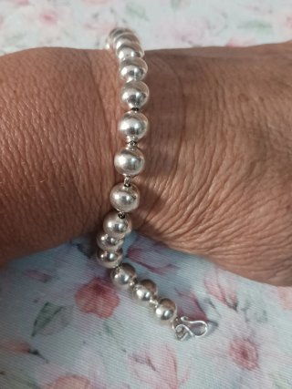 Pulsera Bolas Plata de Ley