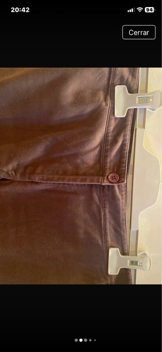Pantalones Benetton Talla 38 Marrón