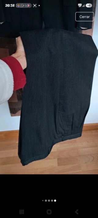 Traje lana cashemere gris marengo
