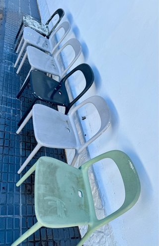Sillas resina ikea modelo urban.