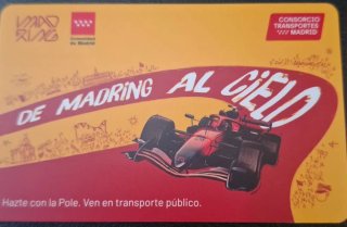Tarjeta del gran premio de España de F1