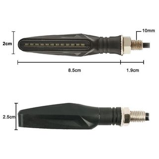 4x Intermitentes moto led homologados dinámicos