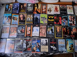 500 películas VHS colección privada CHOLLO no caja