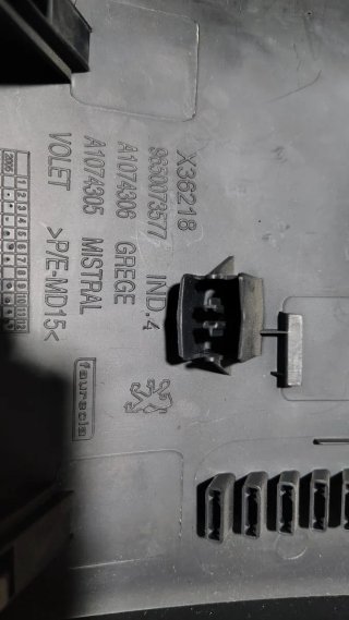 Tapa Fusibles Peugeot 207