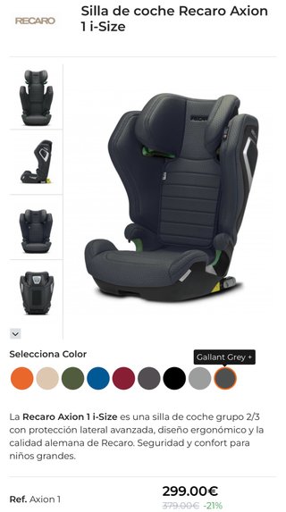 Silla Coche RECARO Axion 1