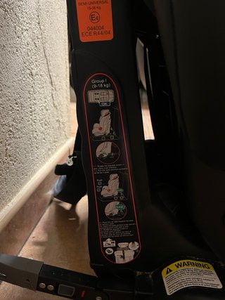 Silla coche grupo I (9-18kg) Isofix
