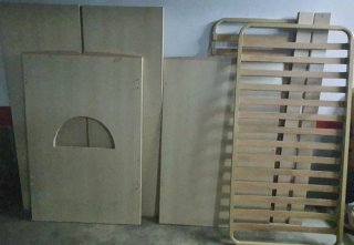 Literas de madera en buen estado