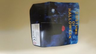 Mantello da vampiro nero e rosso