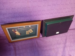 2 Cuadros Decorativos Golf Antiguos