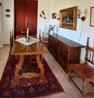 Mesa y 4 Sillas Madera Maciza