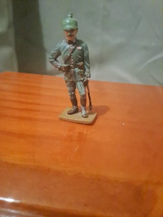 Figura oficial prusiano plomo El Prado
