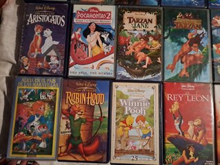 Películas VHS cintas DISNEY colección SPAIN inglés