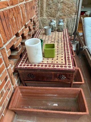 Jardineras Terracota clásicas Marrón