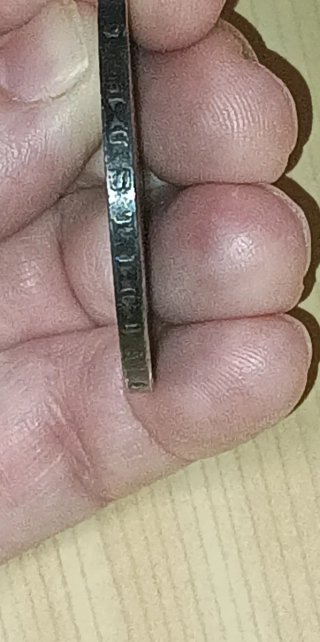 Moneda 5 Pesetas 1871 Amadeo I Plata