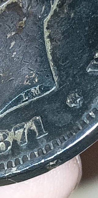 Moneda 5 Pesetas 1871 Amadeo I Plata