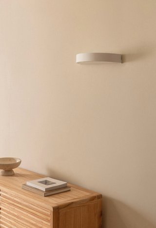 Aplique de pared Sklum Bertina Blanco
