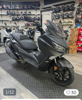 Sym Joymax Z 300cc Maxi Scooter Gris