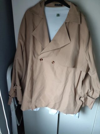 Gabardina Beige Mujer Talla 5XL