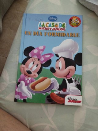 Libro cuento Disney la casa de Mickey mouse