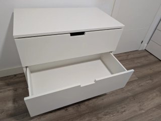 Cómoda Ikea Nordli 3 cajones