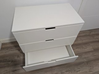 Cómoda Ikea Nordli 3 cajones