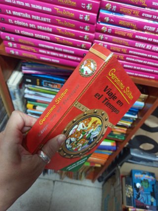 Lote libros viaje en el tiempo, Gerónimo Stilton