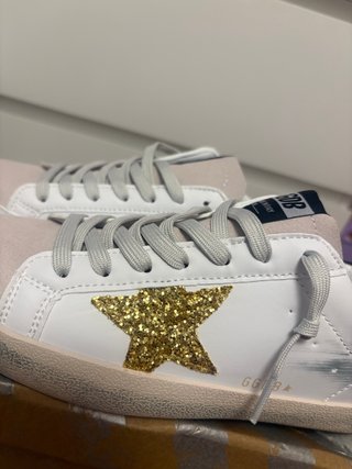 Golden Goose Zapatillas Blanco y Dorado