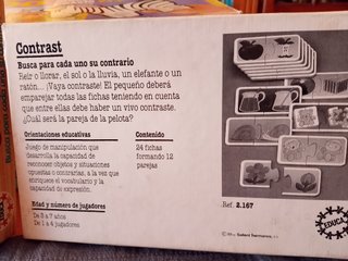 Puzzle Madera Contraste EDUCA