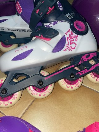 Patines en línea Talla 32-34 + Accesorios