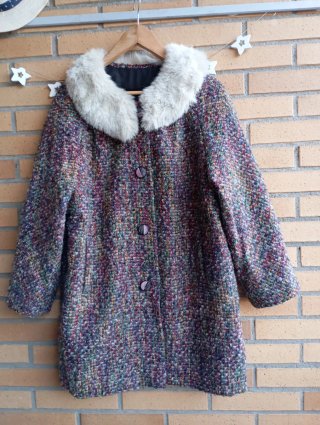 Abrigo Lana Vintage Multicolor