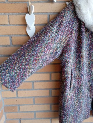 Abrigo Lana Vintage Multicolor