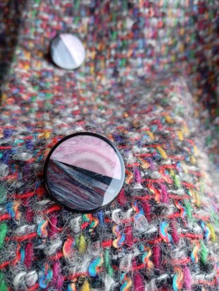 Abrigo Lana Vintage Multicolor