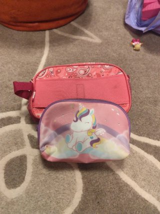 2 estuches neceser unicornio y estrella