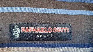 Camisa Vintage 90s Rayas Marrón Azul XL