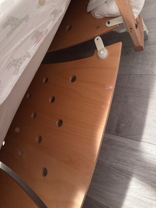 Cuna Stokke Ovalada Madera