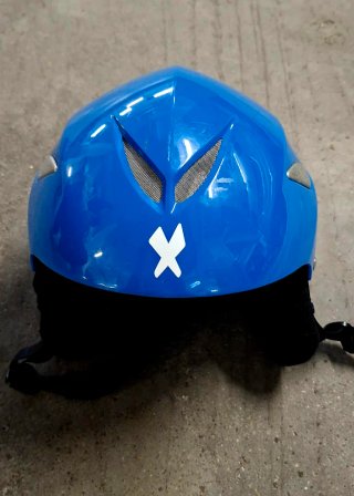 Casco esquí/snowboard infantil azul
