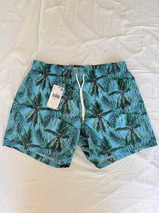 Bañador Mango Hombre Palmeras Talla L Nuevo