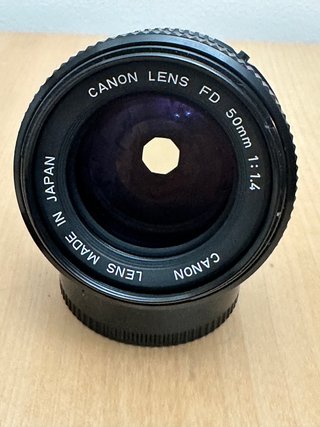 Canon FD 50/1.4 Objetivo