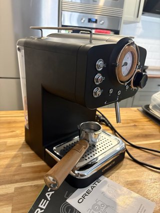 Cafetera CREATE Thera Retro Negra