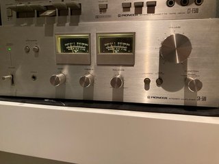 Pioneer SA-506 y CT-F500 Plata