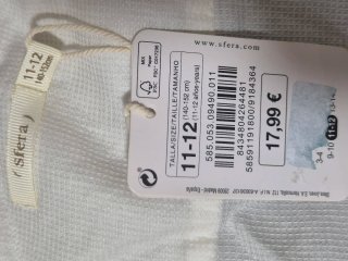 Lote  Polos Blancos.Talla 9/10.Con etiquetas.