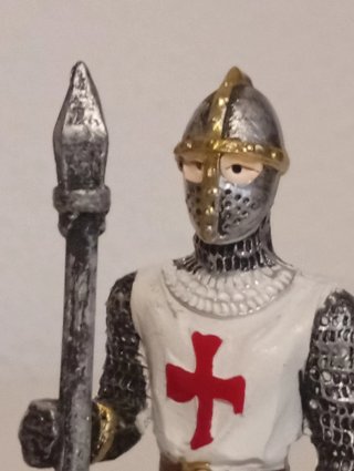 Figura Caballero Templario Resina