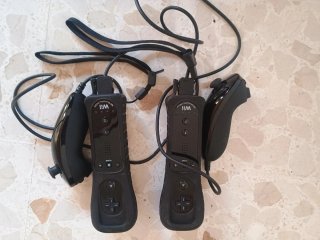 Mando Wii Motion Plus Negro 4 unidades.  Unidad15€