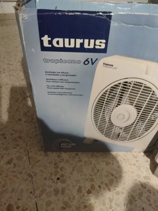 Ventilador Taurus Tropicano 6V