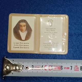 Reliquia ex Indumentis Madre Maravillas de Jesús