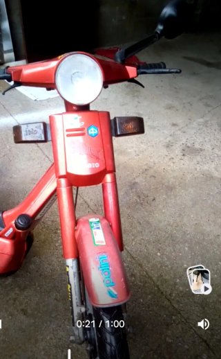 Vespino NL Clasic Roja y Negra
