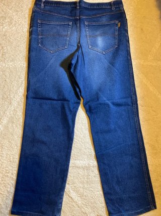 Vaqueros Rectos Y2K Retro Azules