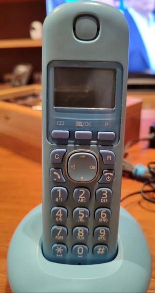 Teléfono Inalámbrico Azul