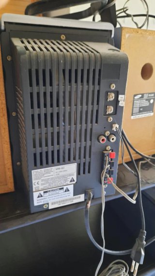 Minicadena Samsung CD, Radio con manda a distancia