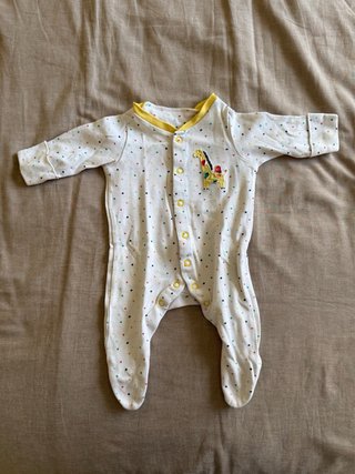 Confezione da 5 pigiami per neonati, taglie varie 0-12m